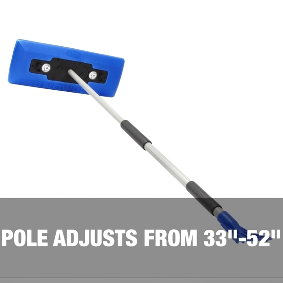 Snow Joe 4-In-1 Telescoping Snow Broom + IceScraper, 18-Inch Foam with Headlight - Picture 4 of 5